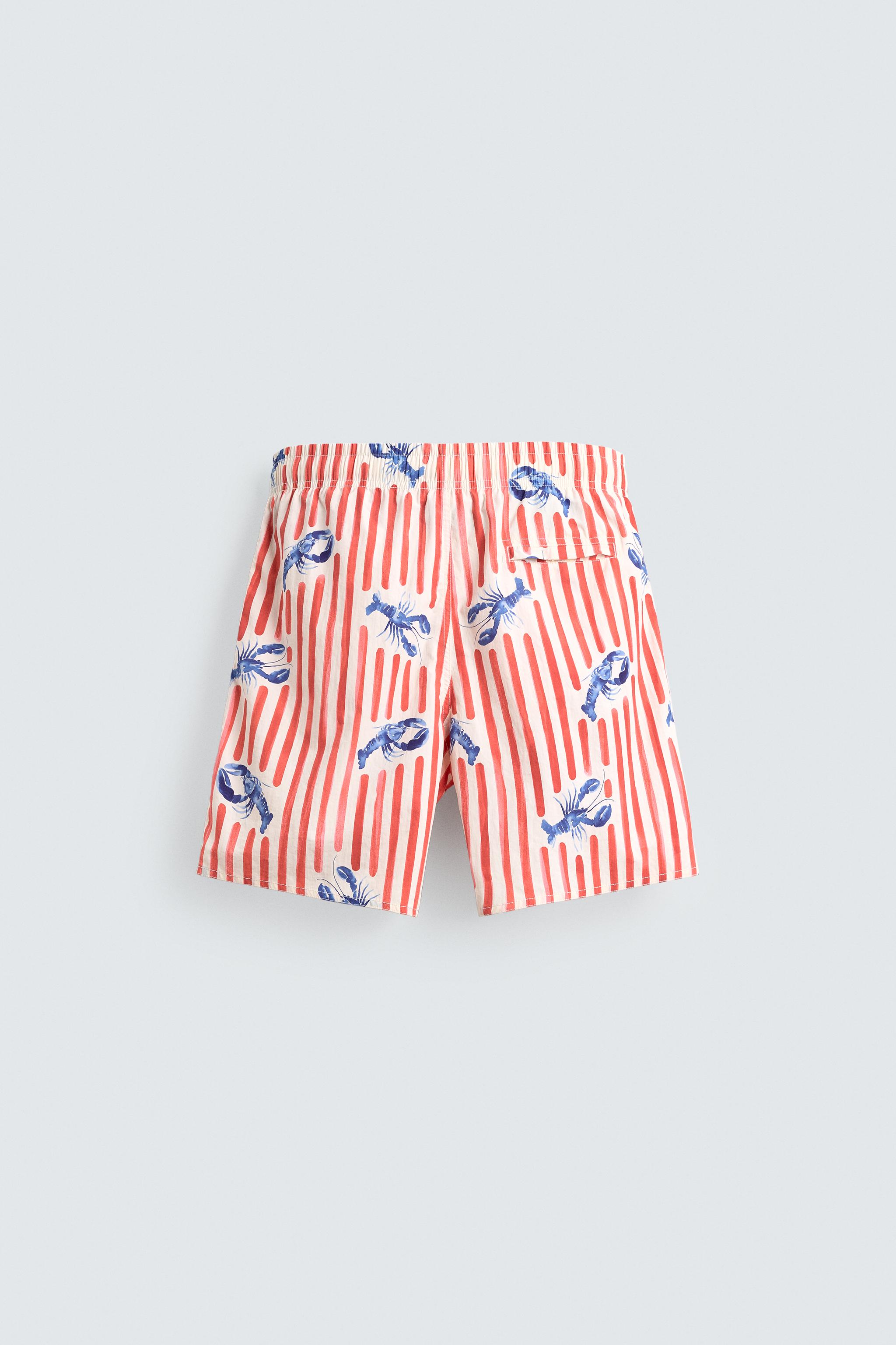 LOBSTER PRINT LONG SWIMSUIT